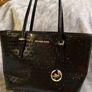 Authentic MK black tote. Like new